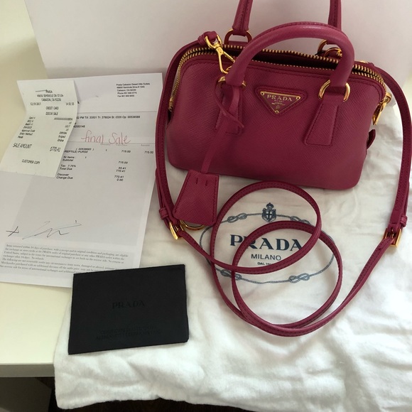 Prada leather purse pink - Picture 3 of 7